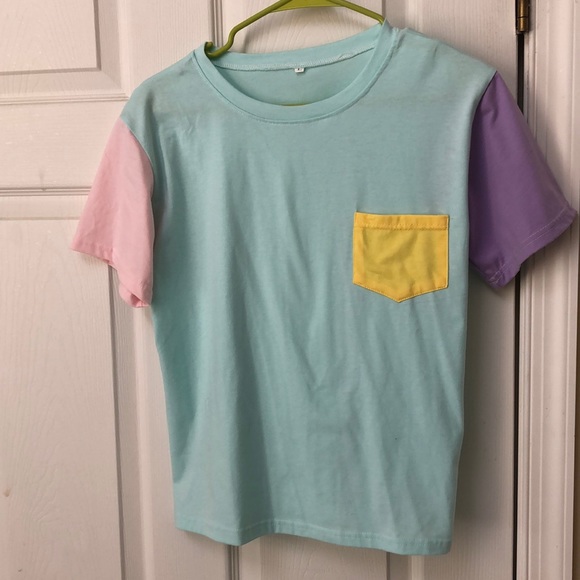 Color Block (V-Taehyung) Summer T-Shirt - Picture 1 of 5